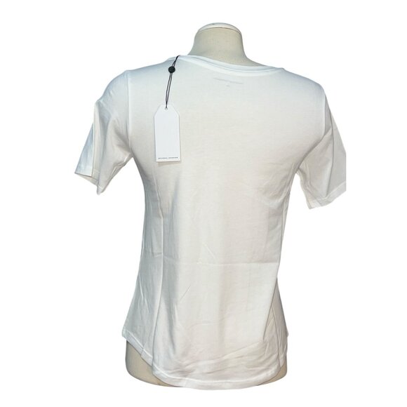 Universal Standard Curved Hem Crewneck Graphic Baby Tshirt Sz 4XS (XS) - Picture 2 of 7